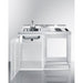 Summit Prefabricated Kitchens & Kitchenettes Summit C48ELNR | 48" Wide All-In-One Kitchenette