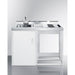 Summit Prefabricated Kitchens & Kitchenettes Summit C48ELNR | 48" Wide All-In-One Kitchenette