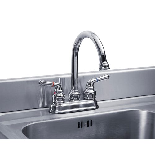 Summit Prefabricated Kitchens & Kitchenettes Summit CK48NCSINKL | 48" Wide All-In-One Kitchenette