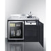 Summit Prefabricated Kitchens & Kitchenettes Summit CK48NCSINKR | 48" Wide All-In-One Kitchenette