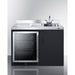 Summit Prefabricated Kitchens & Kitchenettes Summit CK48NCSINKR | 48" Wide All-In-One Kitchenette