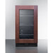 Summit Healthcare Refrigerator Summit CL181WBVPNR 18" Wide Built-In Commercial Beverage Center (Panel Not Included)
