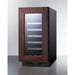 Summit Healthcare Refrigerator Summit CL18WCPNR 18" Wide Built-In Wine Cellar (Panel Not Included)