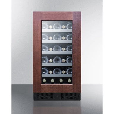 Summit Healthcare Refrigerator Summit CL18WCPNR 18" Wide Built-In Wine Cellar (Panel Not Included)
