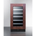 Summit Healthcare Refrigerator Summit CL18WCPNRLHD 18" Wide Built-In Wine Cellar (Panel Not Included)