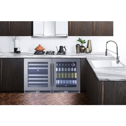 Summit Summit CL244WC2 | 24" Dual Zone Built-In Wine Cellar