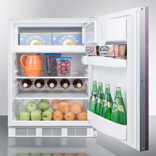 Summit Refrigerators Summit CT661WIFADA | 24" Wide Refrigerator-Freezer | ADA