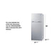 Summit Refrigerators Summit CTR151WLHD | 28" Wide Top-Mount Refrigerator-Freezer