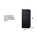 Summit Refrigerators Summit CTR152BLHD | 28" Wide Top-Mount Refrigerator-Freezer