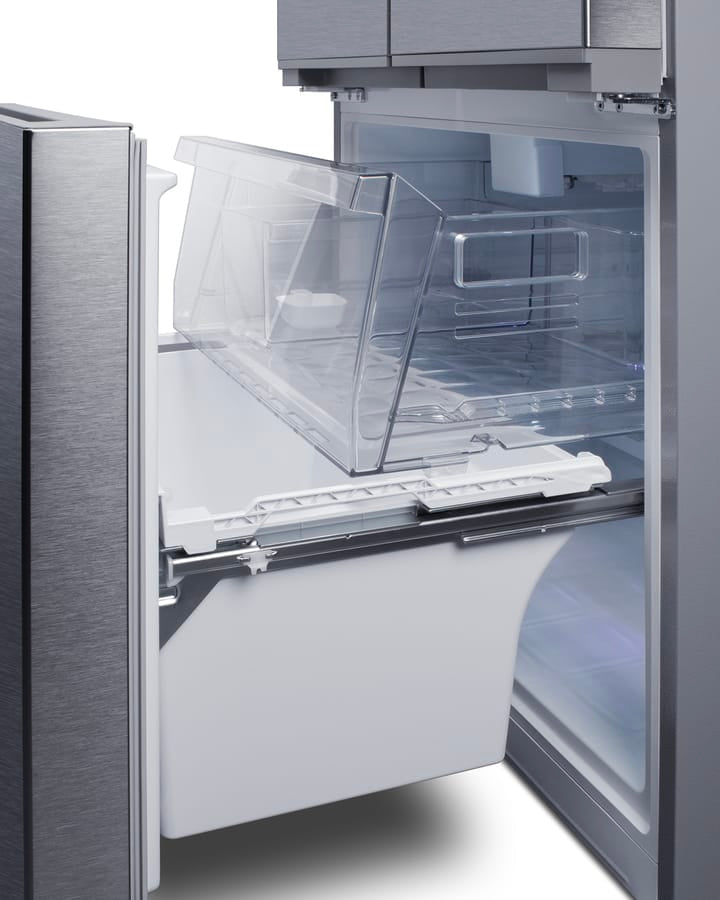 Summit Refrigerators Summit FDRD175SSIM | 30" Wide French Door Bottom-Mount Refrigerator-Freezer