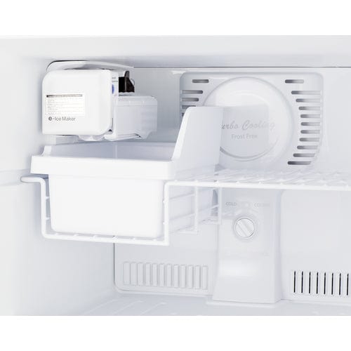 Summit Refrigerators Summit FF1091WIM | 24" Wide Top Mount Refrigerator-Freezer With Icemaker