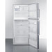 Summit Refrigerators Summit FF1514SSIM | 28" Wide Top Mount Refrigerator-Freezer With Icemaker