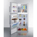Summit Refrigerators Summit FF1514SSIMLHD | 28" Wide Top Mount Refrigerator-Freezer With Icemaker