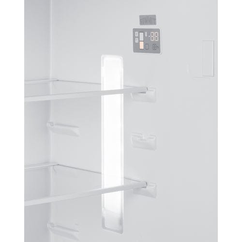 Summit Refrigerators Summit FF1514SSIMLHD | 28" Wide Top Mount Refrigerator-Freezer With Icemaker