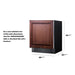 Summit Summit FF27BSSIFLHD | 27" Wide Built-In All-Refrigerator