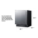 Summit Summit FF27BSSLHD | 27" Wide Built-In All-Refrigerator
