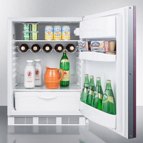 Summit Summit FF61WIF | 24" Wide Built-In All-Refrigerator