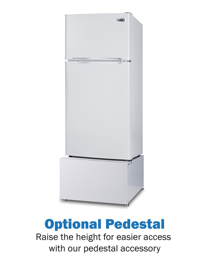 Summit Refrigerators Summit FF712W | 19" Wide Top Mount Refrigerator-Freezer