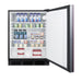 Summit Refrigerators Summit FF7BKBIIF | 24" Wide Built-In All-Refrigerator