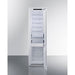 Summit Refrigerators Summit FFBF11NT | 24" Wide Fully Integrated Bottom Mount Refrigerator-Freezer