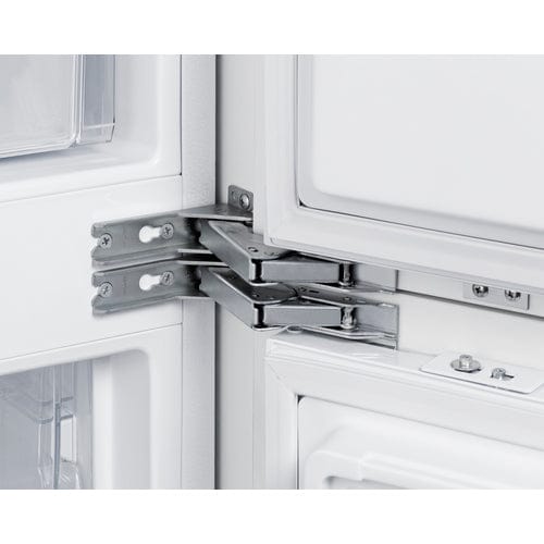 Summit Refrigerators Summit FFBF11NT | 24" Wide Fully Integrated Bottom Mount Refrigerator-Freezer
