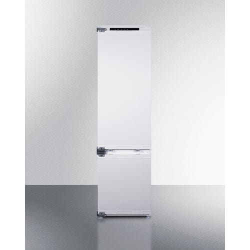 Summit Refrigerators Summit FFBF11NTLHD | 24" Wide Fully Integrated Bottom Mount Refrigerator-Freezer