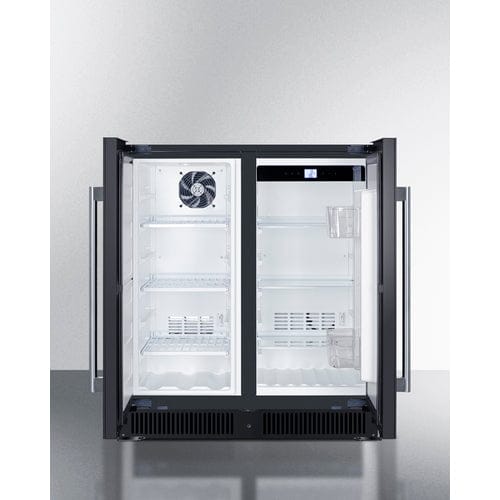 Summit Refrigerators Summit FFRF3070BL | 30" Wide Built-In Refrigerator-Freezer