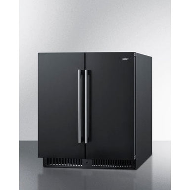 Summit Refrigerators Summit FFRF3070BL | 30" Wide Built-In Refrigerator-Freezer