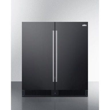 Summit Refrigerators Summit FFRF3070BL | 30" Wide Built-In Refrigerator-Freezer