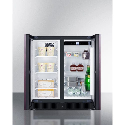 Summit Refrigerators Summit FFRF3070BPNR | 30" Wide Built-In Refrigerator-Freezer