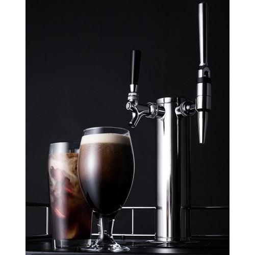 Summit Prefabricated Kitchens &amp; Kitchenettes Summit KITCMTWIN Coffee Dispensing Tap Kit