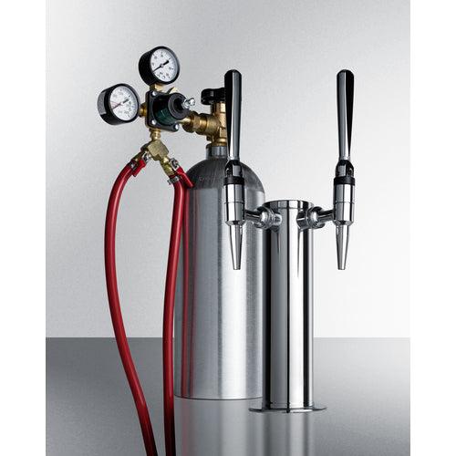 Summit Prefabricated Kitchens &amp; Kitchenettes Summit KITNCFTWIN Coffee Dispensing Tap Kit