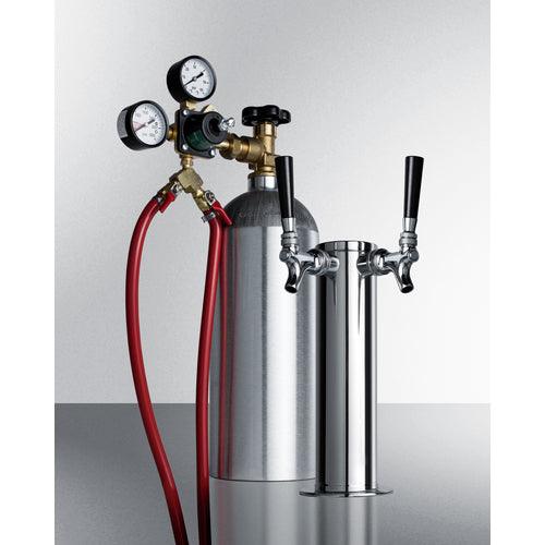 Summit Prefabricated Kitchens &amp; Kitchenettes Summit KITWINETWIN Wine Dispensing Tap Kit