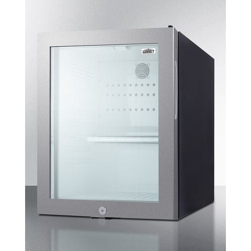Summit Healthcare Refrigerator Summit MB13GLSS 16" Wide Compact Minibar