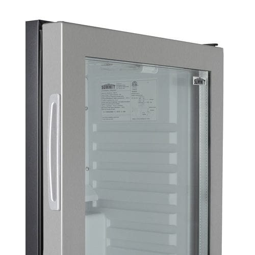 Summit Healthcare Refrigerator Summit MB13GLSSLHD 16" Wide Compact Minibar