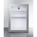 Summit Healthcare Refrigerator Summit MB27GLSS 16" Wide Compact Minibar