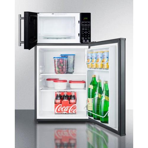 Summit Prefabricated Kitchens & Kitchenettes Summit Microwave/Refrigerator Combination with Allocator MRF29KA