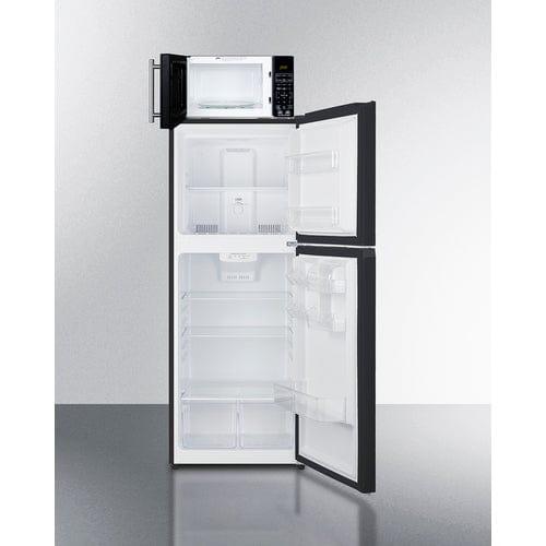 Summit Prefabricated Kitchens & Kitchenettes Summit Microwave/Refrigerator-Freezer Combination with Allocator MRF1087BA