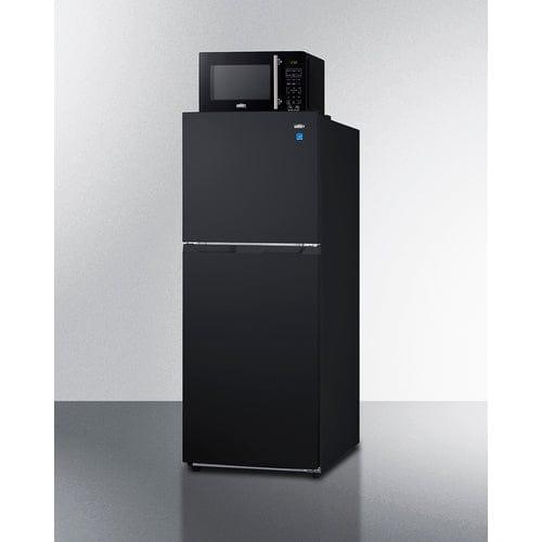 Summit Prefabricated Kitchens & Kitchenettes Summit Microwave/Refrigerator-Freezer Combination with Allocator MRF1087BA