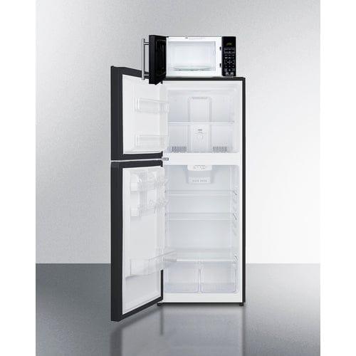 Summit Prefabricated Kitchens & Kitchenettes Summit Microwave/Refrigerator-Freezer Combination with Allocator MRF1087BALHD