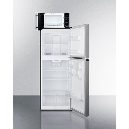Summit Prefabricated Kitchens & Kitchenettes Summit Microwave/Refrigerator-Freezer Combination with Allocator MRF1089PLA