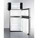 Summit Prefabricated Kitchens & Kitchenettes Summit Microwave/Refrigerator-Freezer Combination with Allocator MRF34BSSA