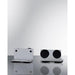 Summit Prefabricated Kitchens & Kitchenettes Summit Microwave/Refrigerator-Freezer Combination with Allocator MRF66BK2SSA