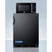 Summit Prefabricated Kitchens & Kitchenettes Summit Microwave/Refrigerator-Freezer Combination with Allocator MRF66BKA