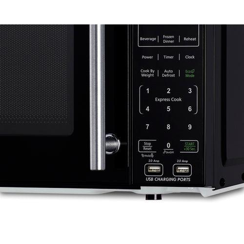 Summit Prefabricated Kitchens & Kitchenettes Summit Microwave/Refrigerator-Freezer Combination with Allocator MRF66BKA