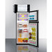 Summit Prefabricated Kitchens & Kitchenettes Summit Microwave/Refrigerator-Freezer Combination with Allocator MRF73PLA
