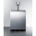 Summit Prefabricated Kitchens & Kitchenettes Summit Next 24" Wide Built-In Beer & Coffee Kegerator, ADA Compliant