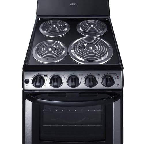 Summit Refrigerators Summit PROEL20SS 20" Wide Electric Coil Range