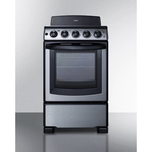 Summit Refrigerators Summit PROEL20SS 20" Wide Electric Coil Range