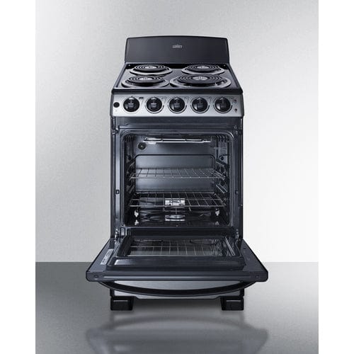 Summit Refrigerators Summit PROEL20SS 20" Wide Electric Coil Range